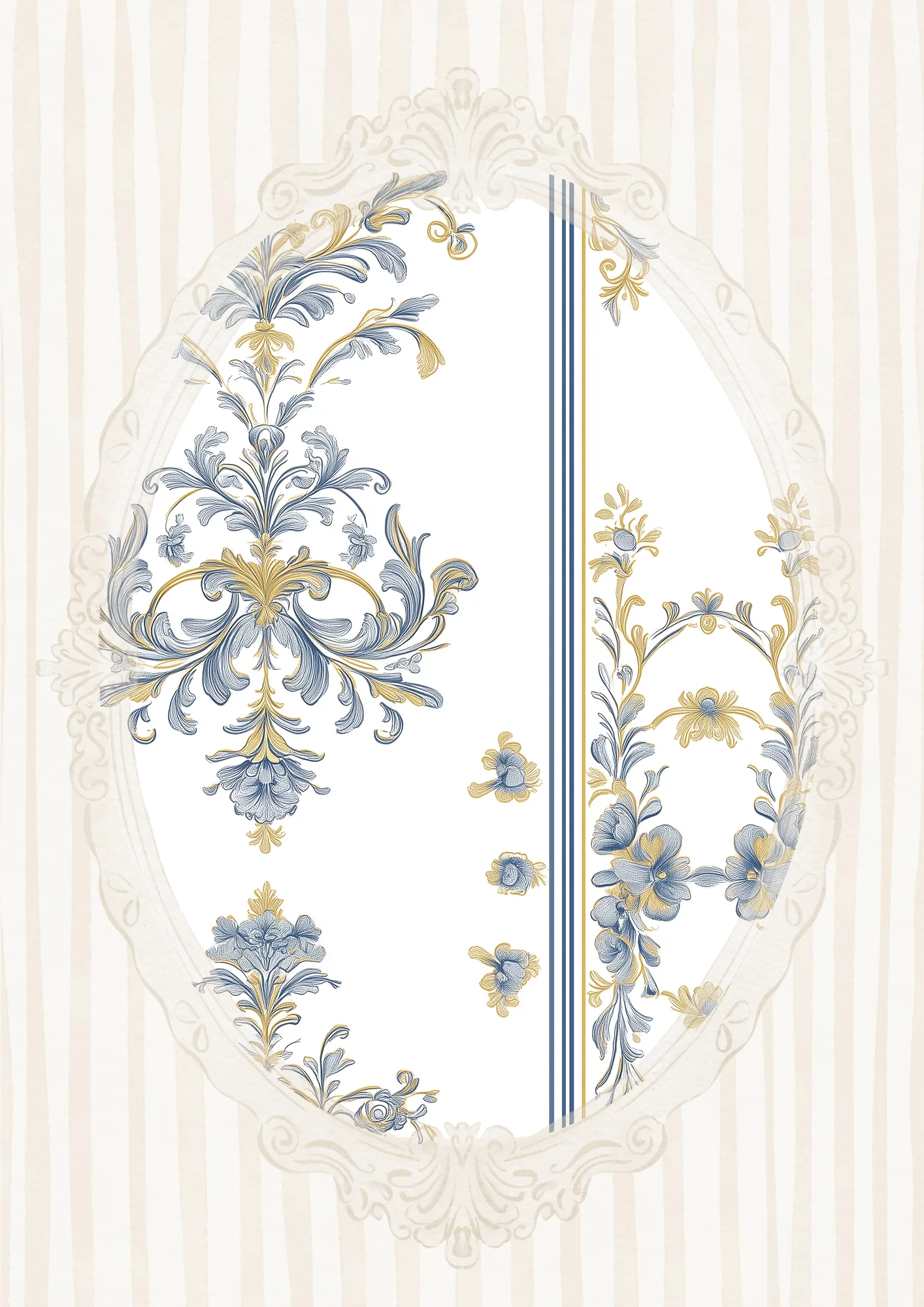 Hand-embroidered French table linen, signed limited-edition heirloom piece by Appolonia Linen.