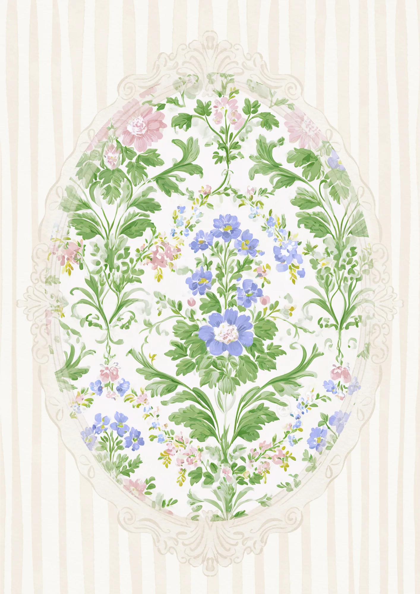 Hand-embroidered French table linen, signed limited-edition heirloom piece by Appolonia Linen.