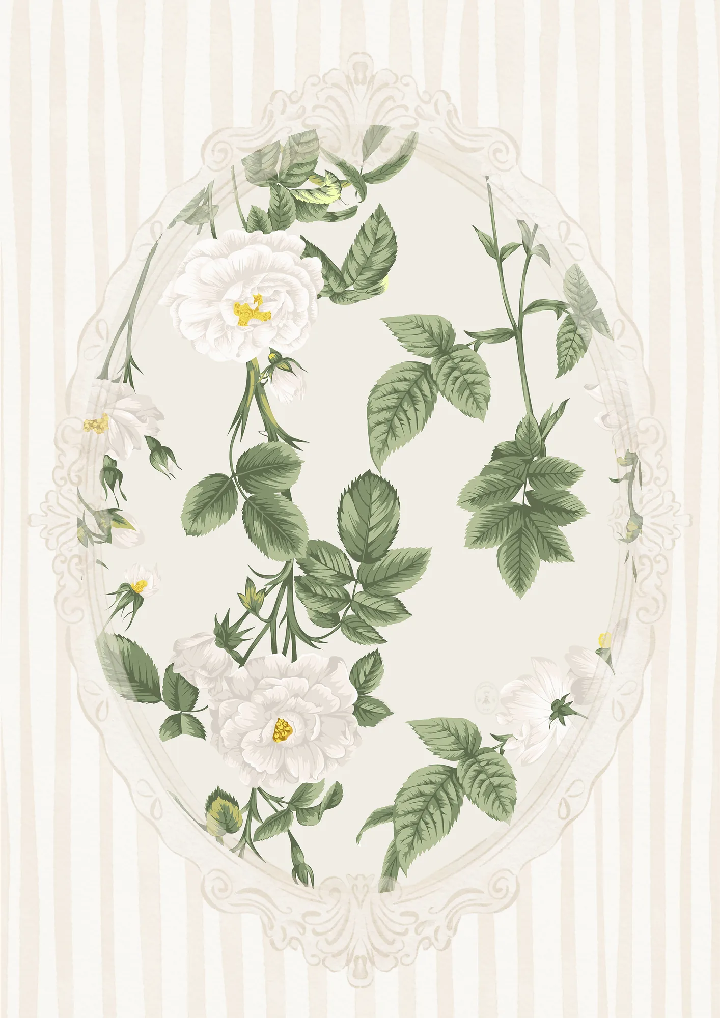 Hand-embroidered French table linen, signed limited-edition heirloom piece by Appolonia Linen.